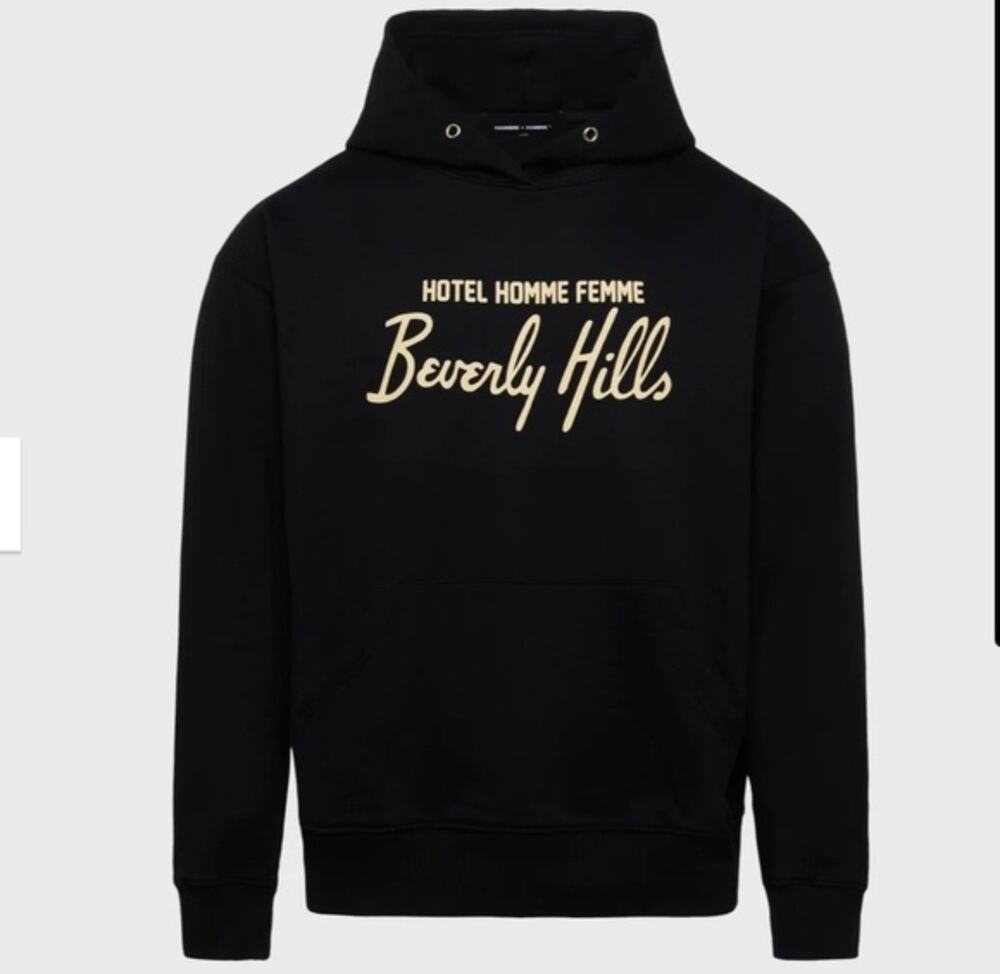 Homme + Femme Hotel to NYC Hoodie - Black XL